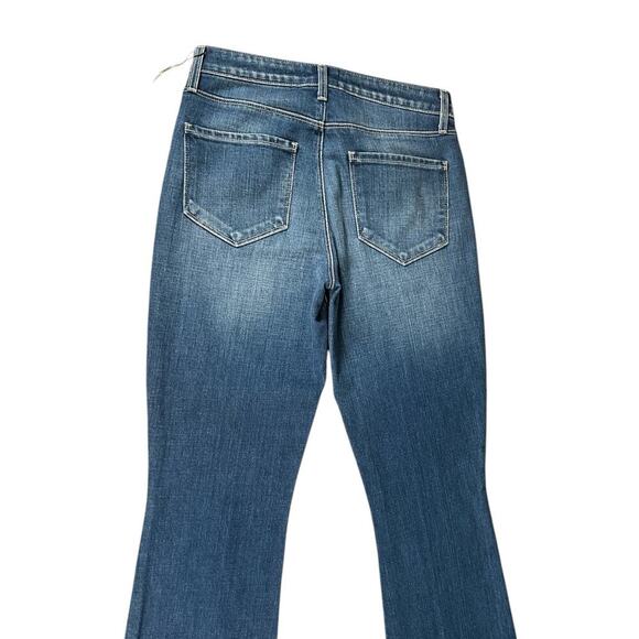 L'AGENCE Size 25 New With Tag High Rise Slim Flare Stretch Light Wash 94% Cotton - Picture 8 of 8